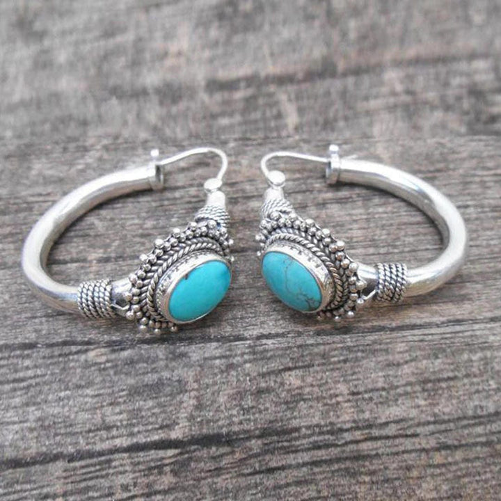 Caoimhe — Refined Vintage Turquoise Earrings