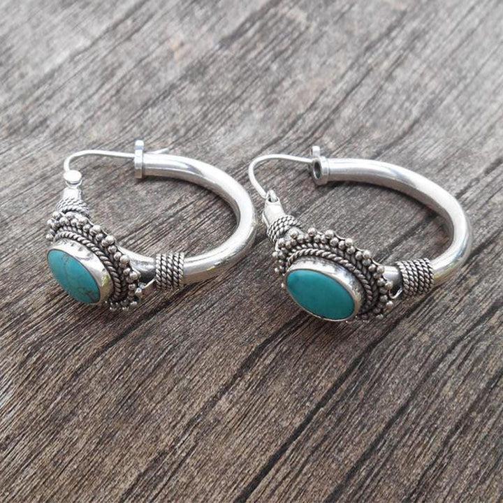 Caoimhe — Refined Vintage Turquoise Earrings