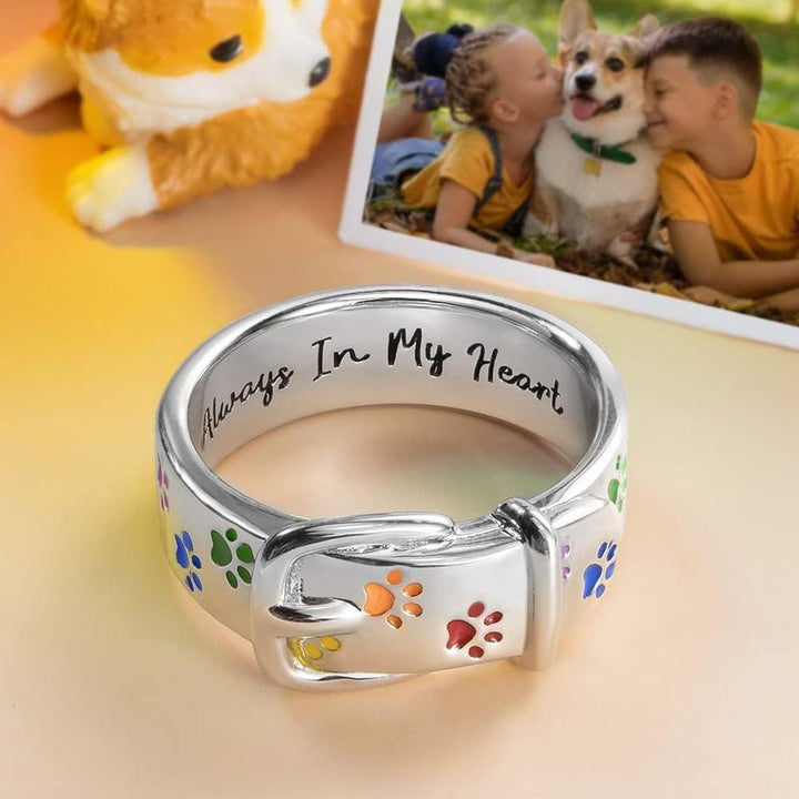 Sorcha — 'Always In My Heart' Paw Ring