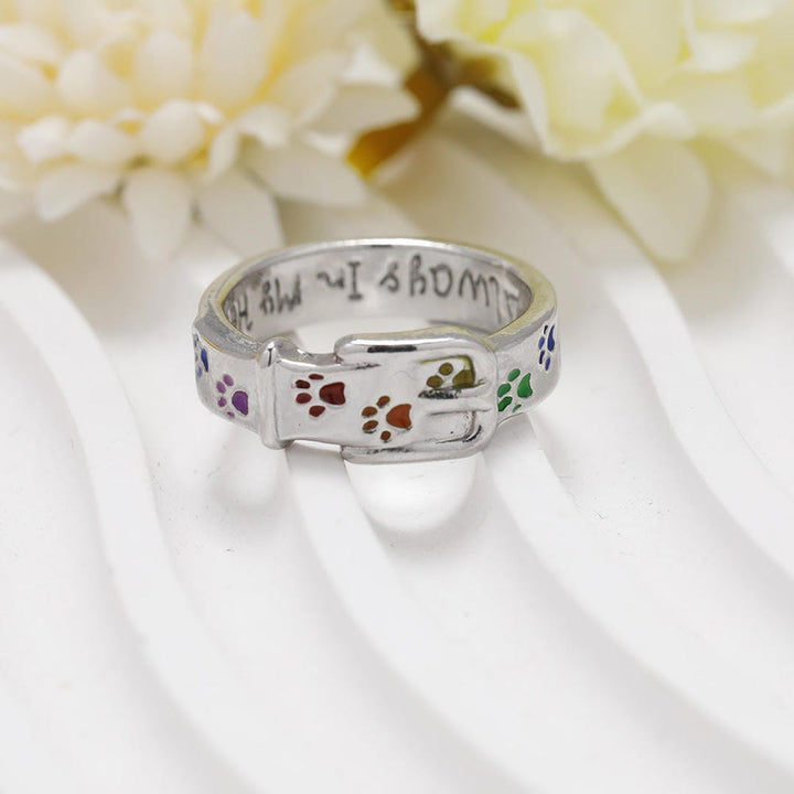 Sorcha — 'Always In My Heart' Paw Ring