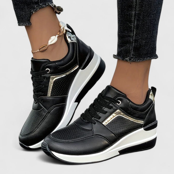 Marlowe — Cushioned Comfort Wedge Trainers