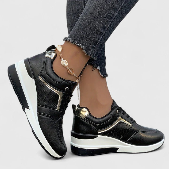 Marlowe — Cushioned Comfort Wedge Trainers