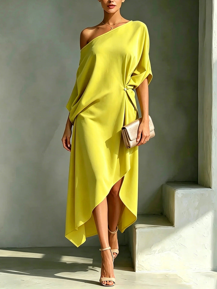 Órlaith — Asymmetric One-Shoulder Dress