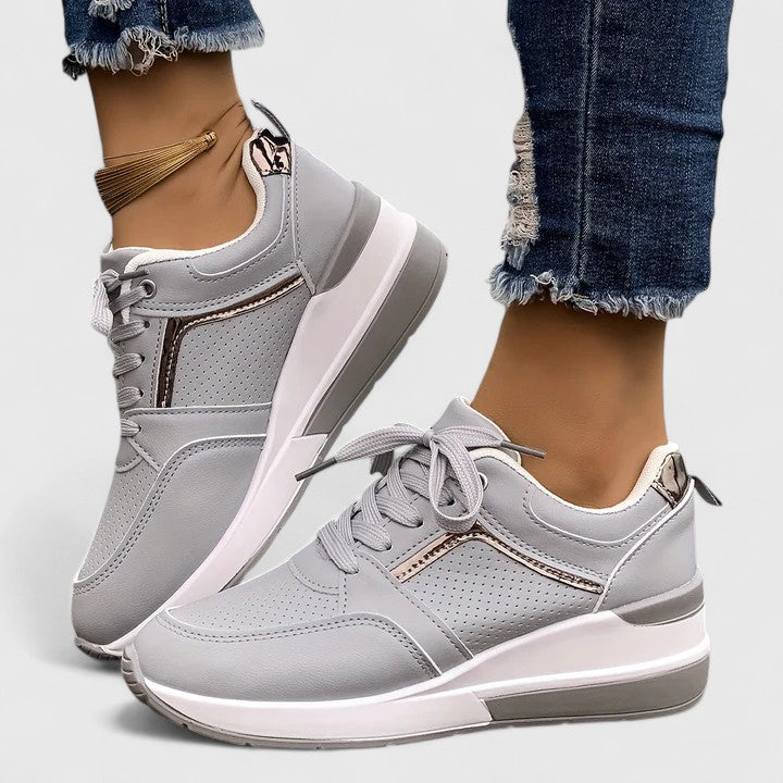 Marlowe — Cushioned Comfort Wedge Trainers