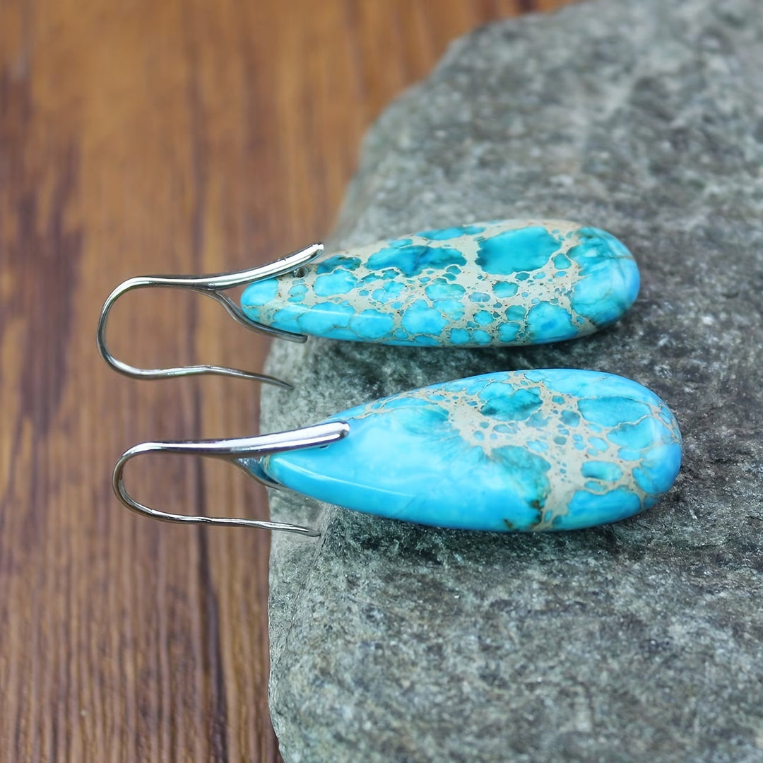 Aoibheann — Ocean Teardrop Earrings