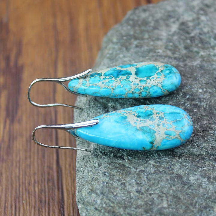 Aoibheann — Ocean Teardrop Earrings