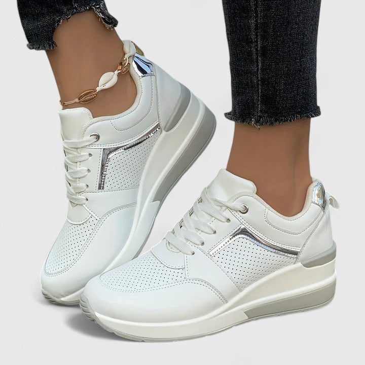 Marlowe — Cushioned Comfort Wedge Trainers