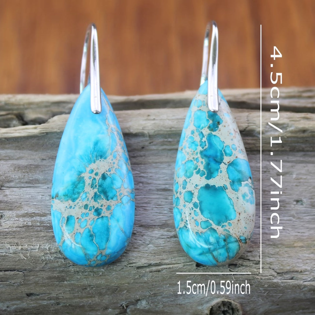 Aoibheann — Ocean Teardrop Earrings