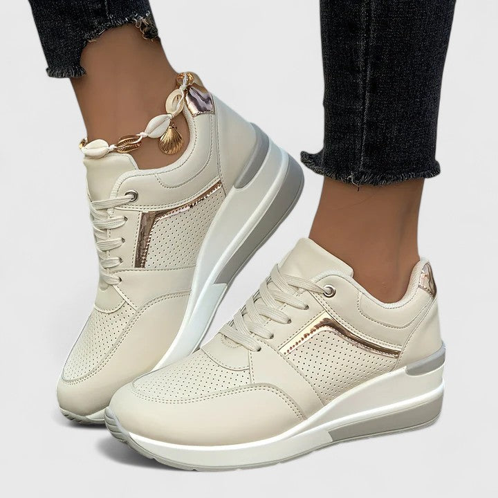 Marlowe — Cushioned Comfort Wedge Trainers