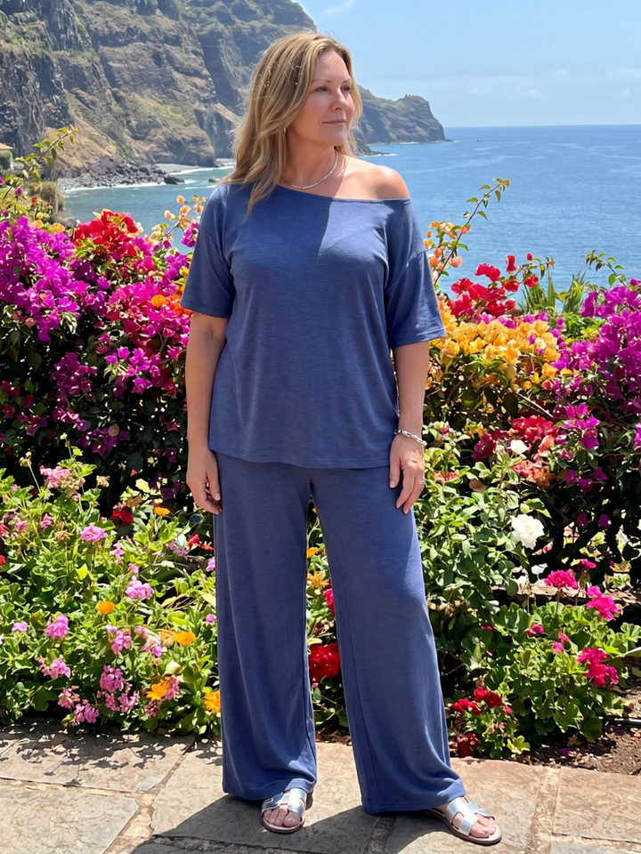 Elarim | Off-Shoulder Two-Piece Set