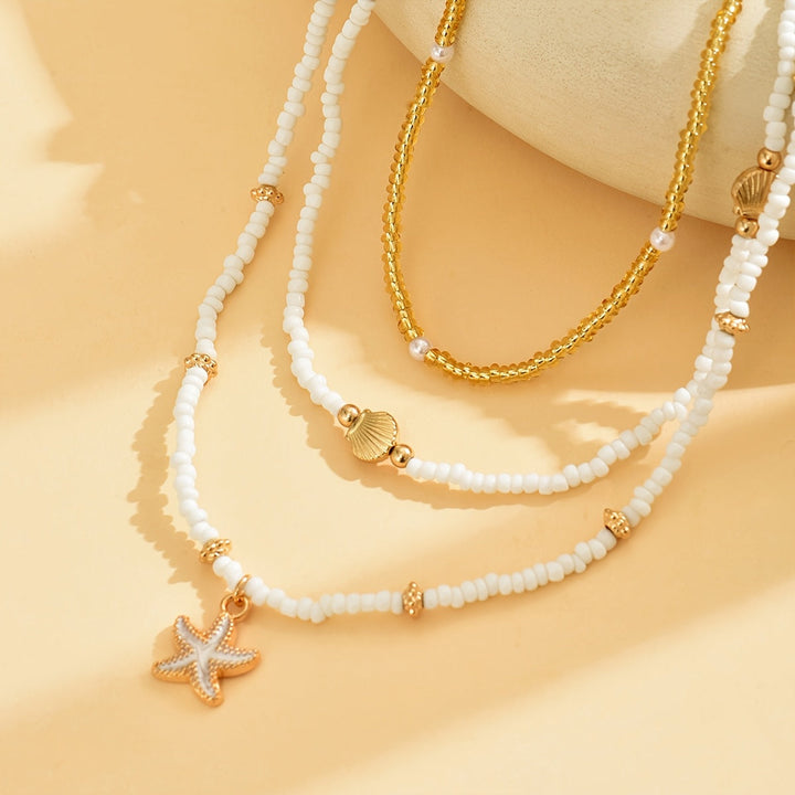 Aoife — Coastal Layered Pearl Necklace