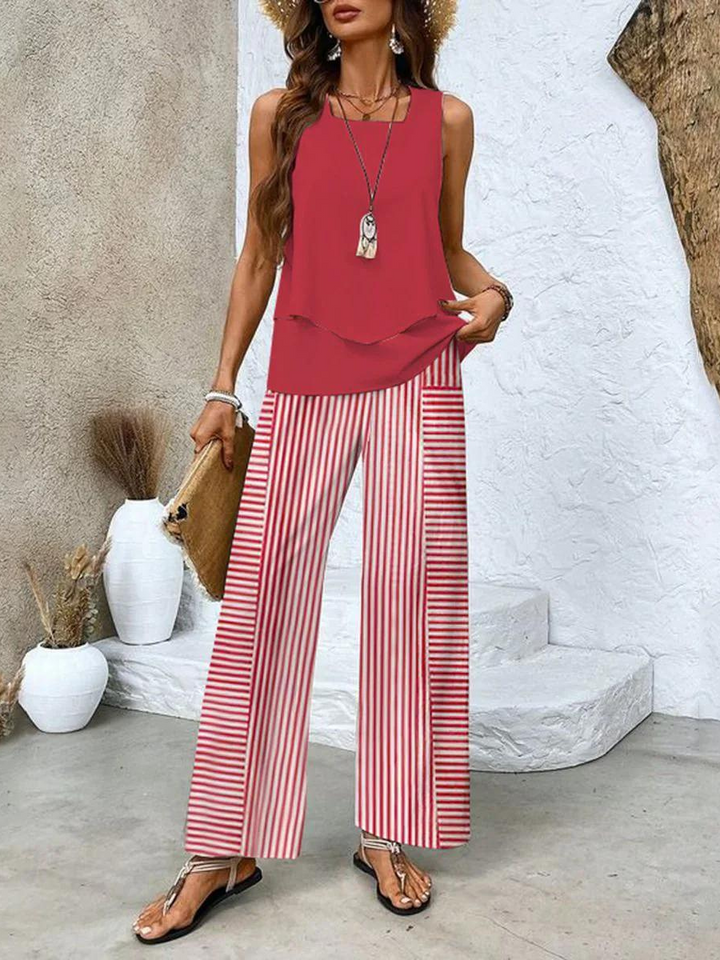 Abigail™ | Sleeveless Two-Piece Set