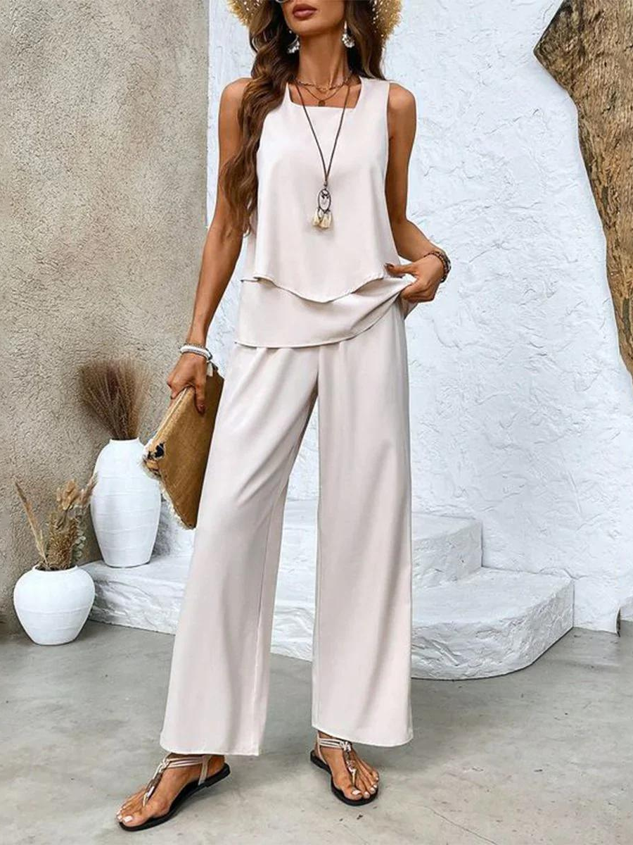 Abigail™ | Sleeveless Two-Piece Set
