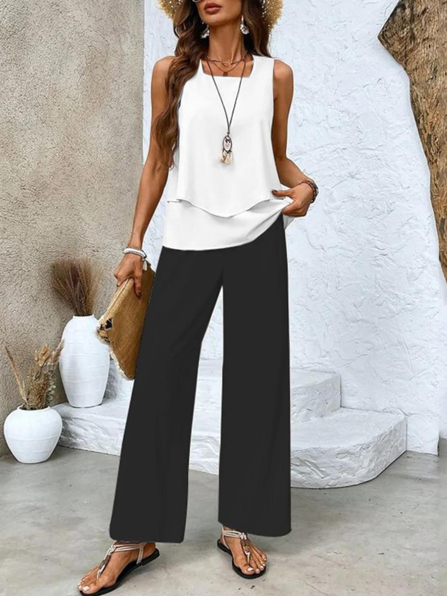 Abigail™ | Sleeveless Two-Piece Set