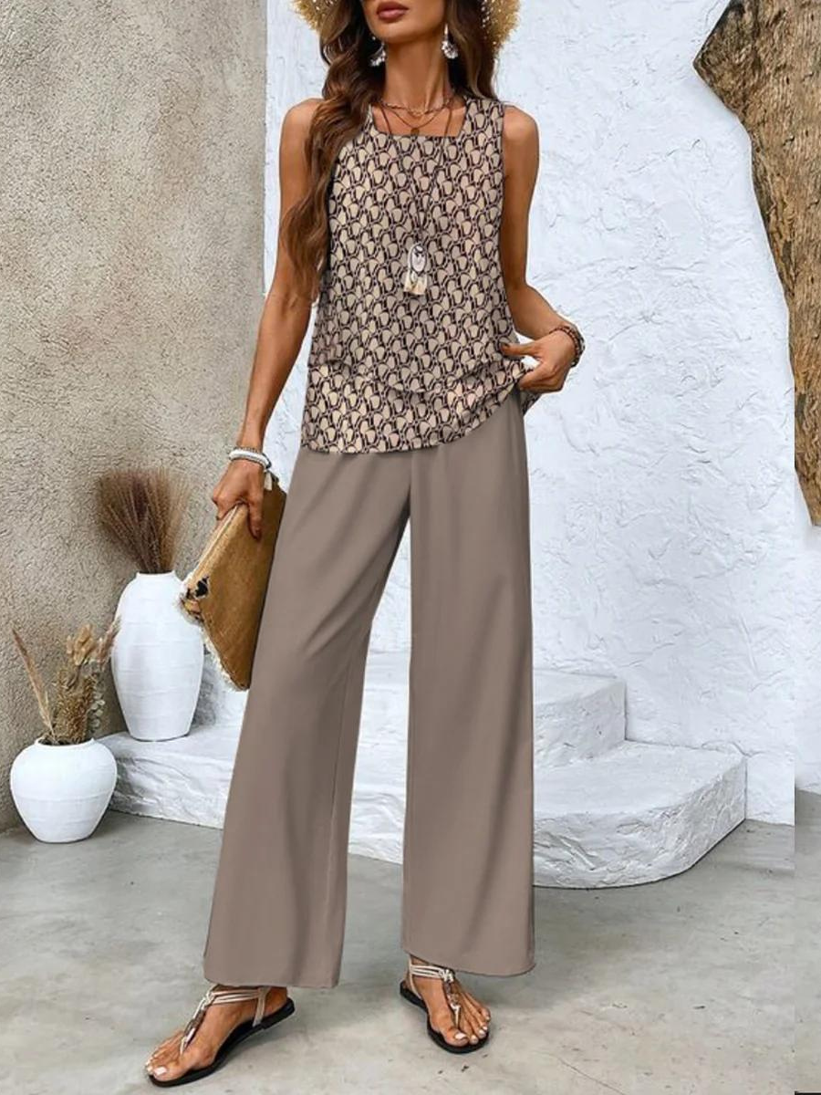 Abigail™ | Sleeveless Two-Piece Set