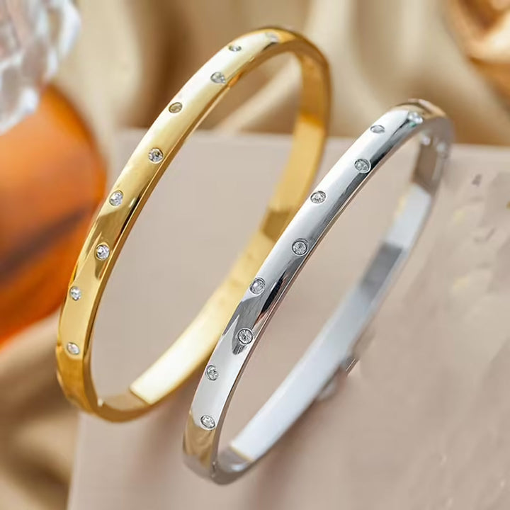 Clodagh — Timeless Gold Zirconia Bracelet