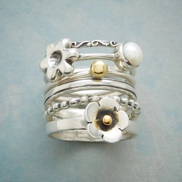 Gobnait — The Pearl Flower Ring