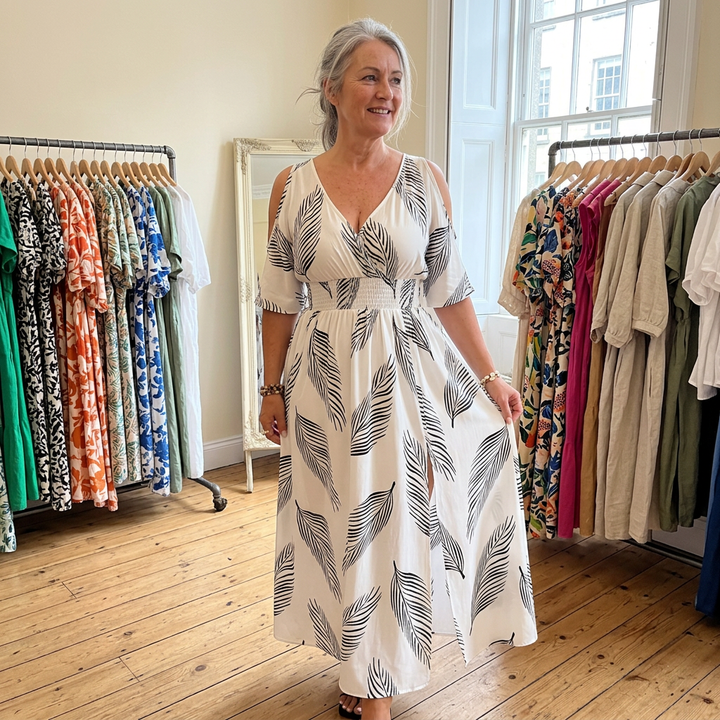 Aisling — Botanical Print Maxi