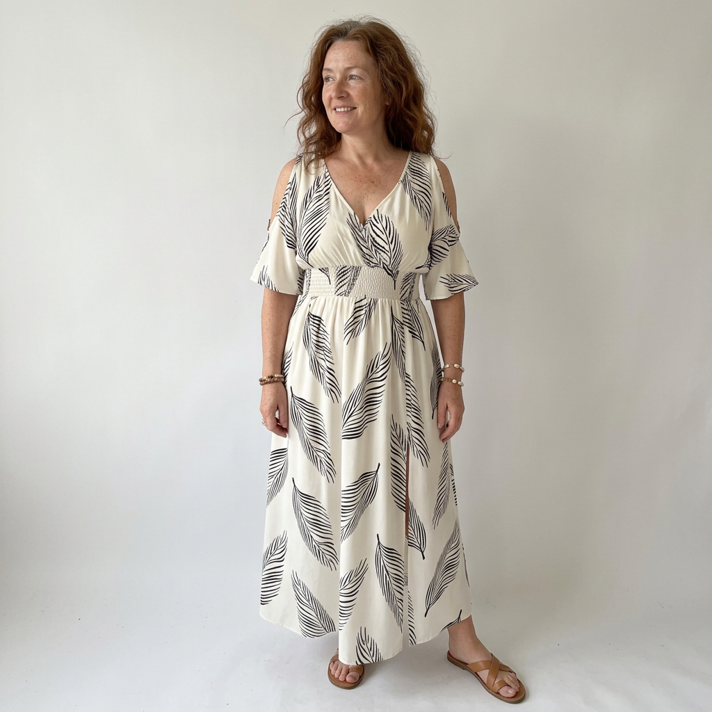 Aisling — Botanical Print Maxi