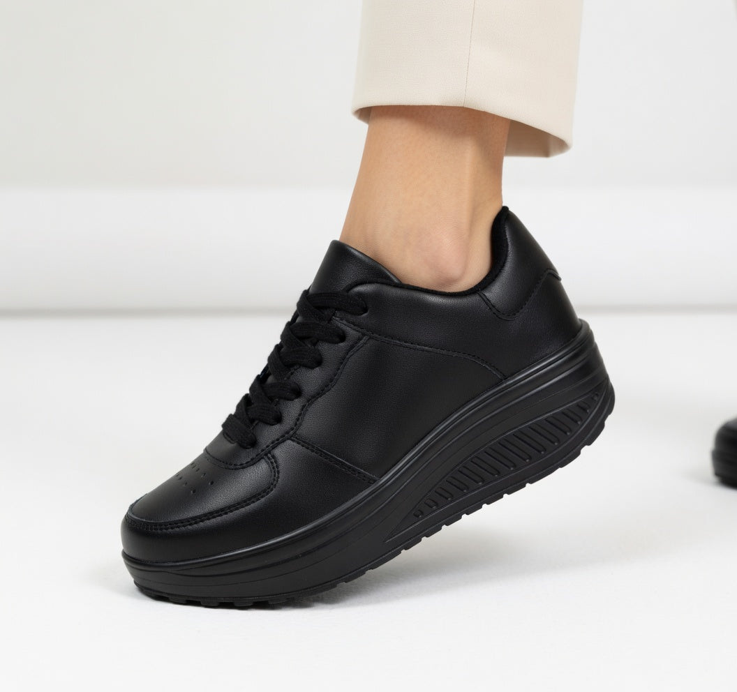 Auréline™ — Elegant Modern Ergonomic Wedge Sneakers