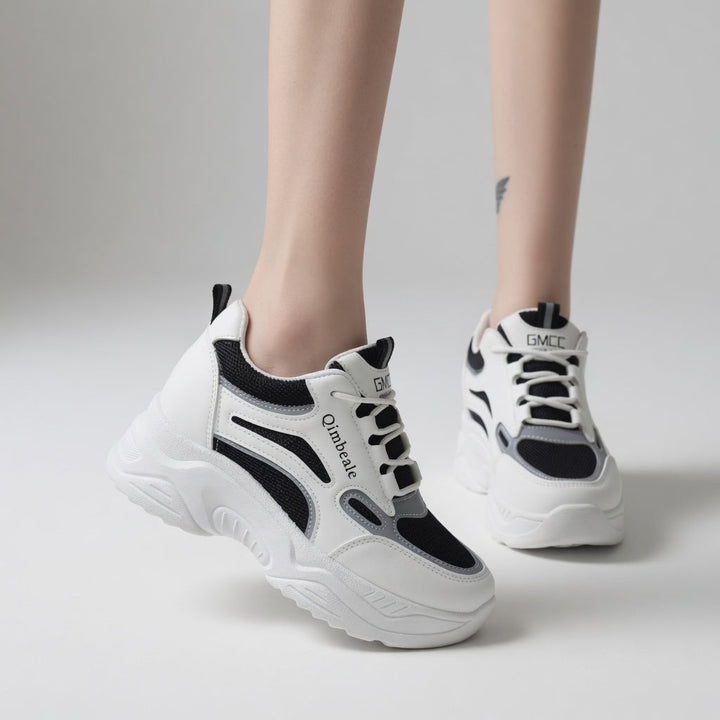 Blanchette™ — White Chunky Sneaker, Feminine Urban Style