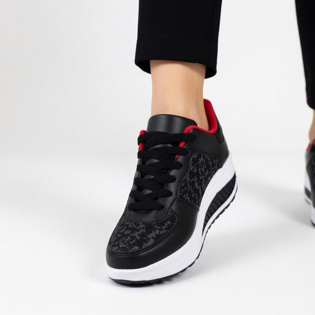 Auréline™ — Elegant Modern Ergonomic Wedge Sneakers