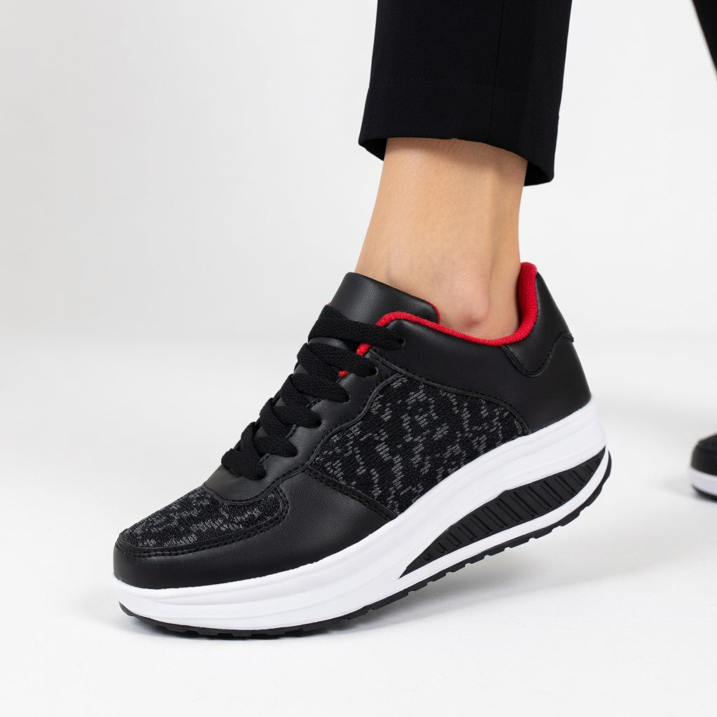 Auréline™ — Elegant Modern Ergonomic Wedge Sneakers