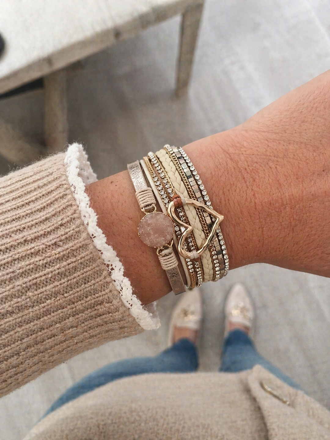 Caoimhe — The Wrapped Heart Bracelet