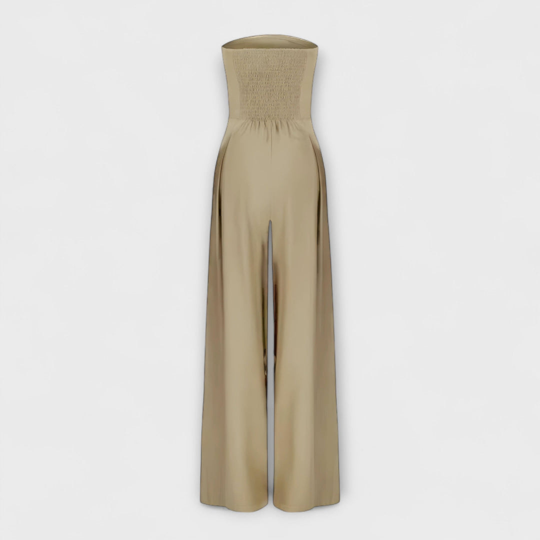 KIORA  | Elegant strapless jumpsuit