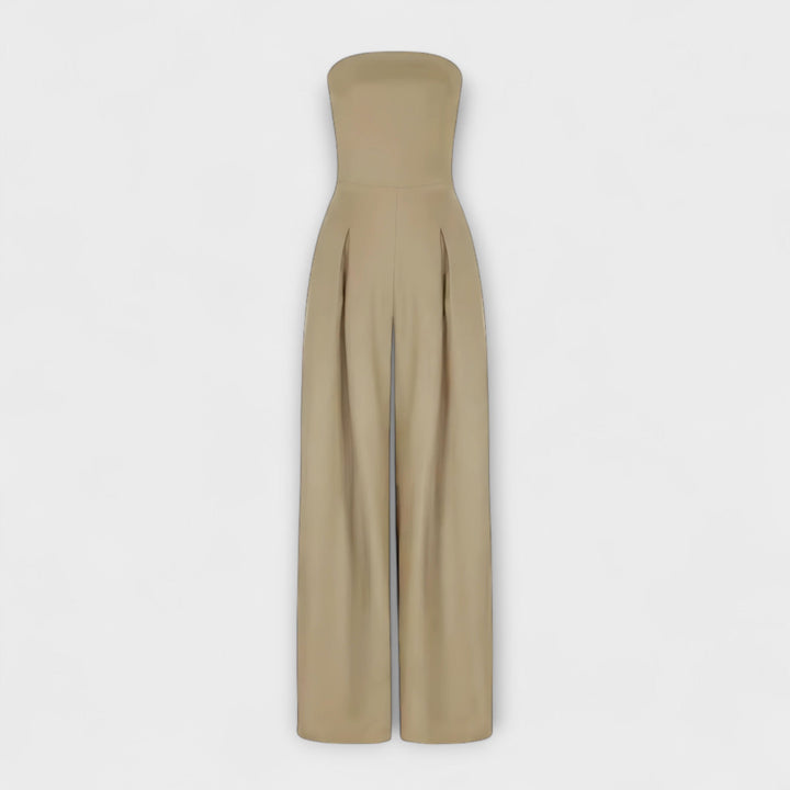 KIORA  | Elegant strapless jumpsuit