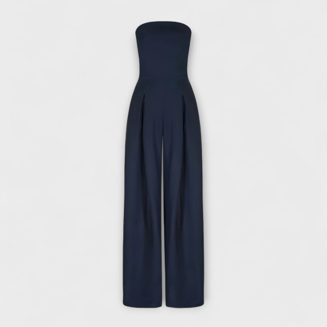 KIORA  | Elegant strapless jumpsuit