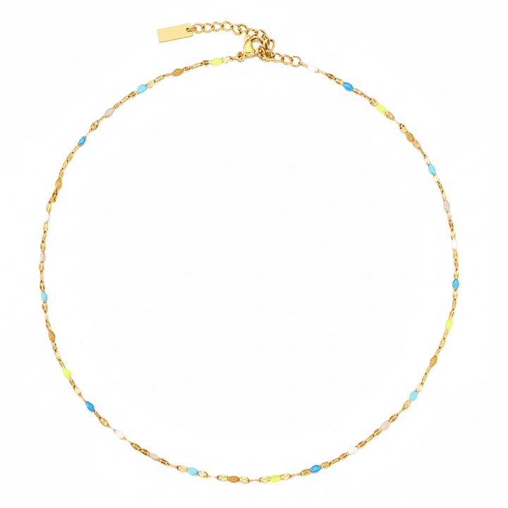Aoife — Delicate Coloured Choker Necklace