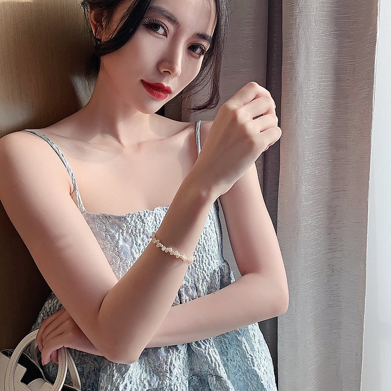 Emer — The Pearl Cluster Bracelet