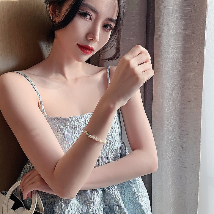 Emer — The Pearl Cluster Bracelet