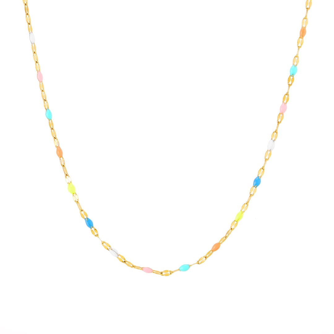 Aoife — Delicate Coloured Choker Necklace