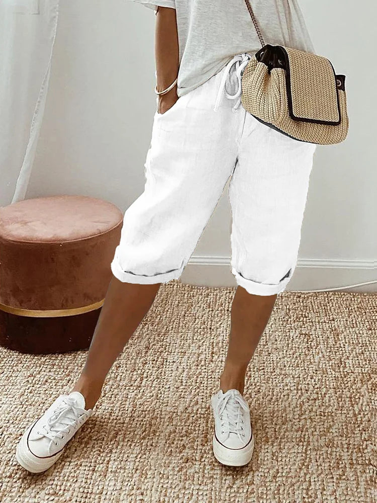 Claire | Cropped Comfort Trousers