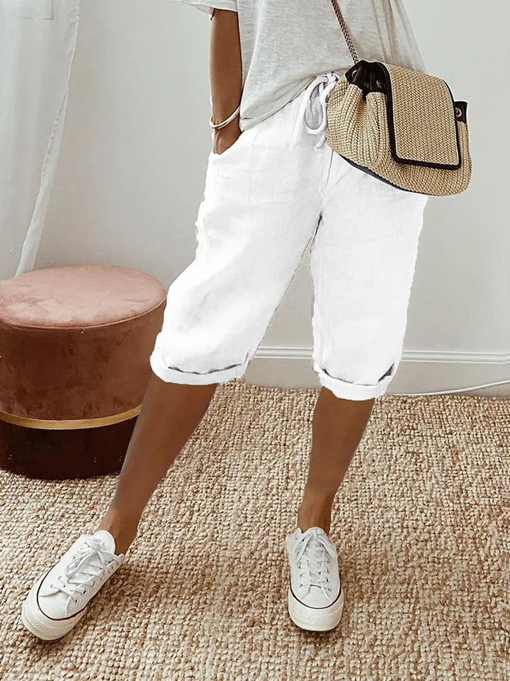Claire | Cropped Comfort Trousers