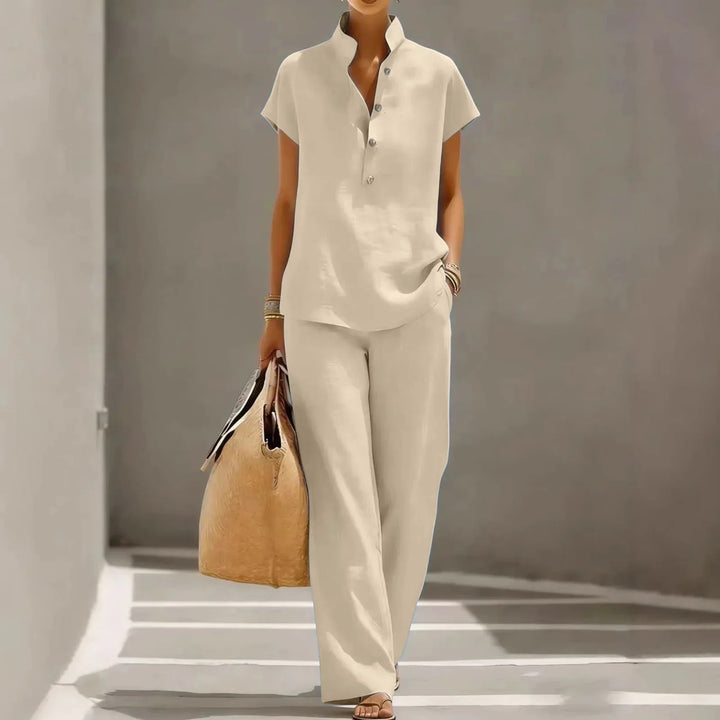 Belle | Breathable Linen Matching Set