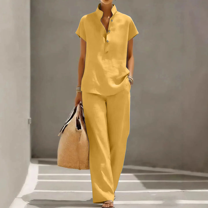 Belle | Breathable Linen Matching Set