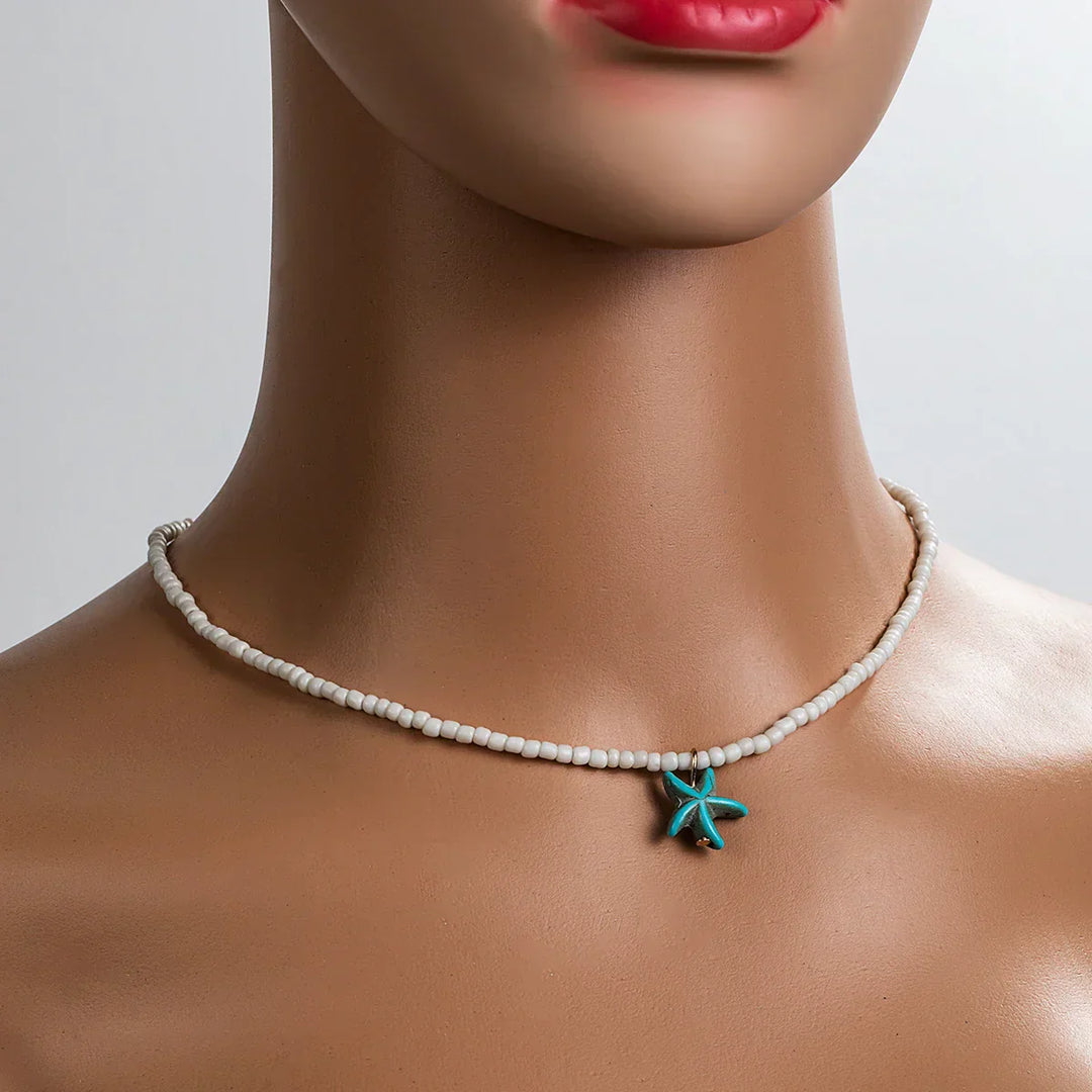 Muirgen — Turquoise Starfish Necklace