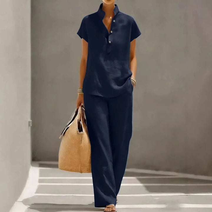 Belle | Breathable Linen Matching Set