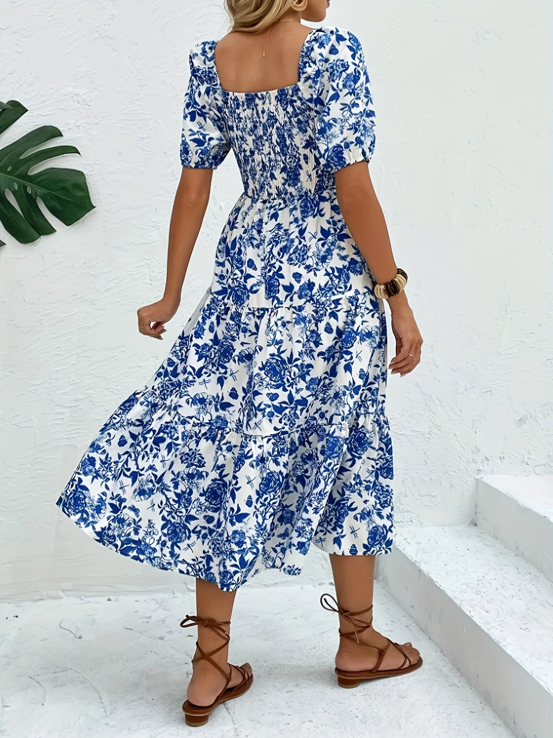 Sinéad | Smocked Floral Maxi Dress