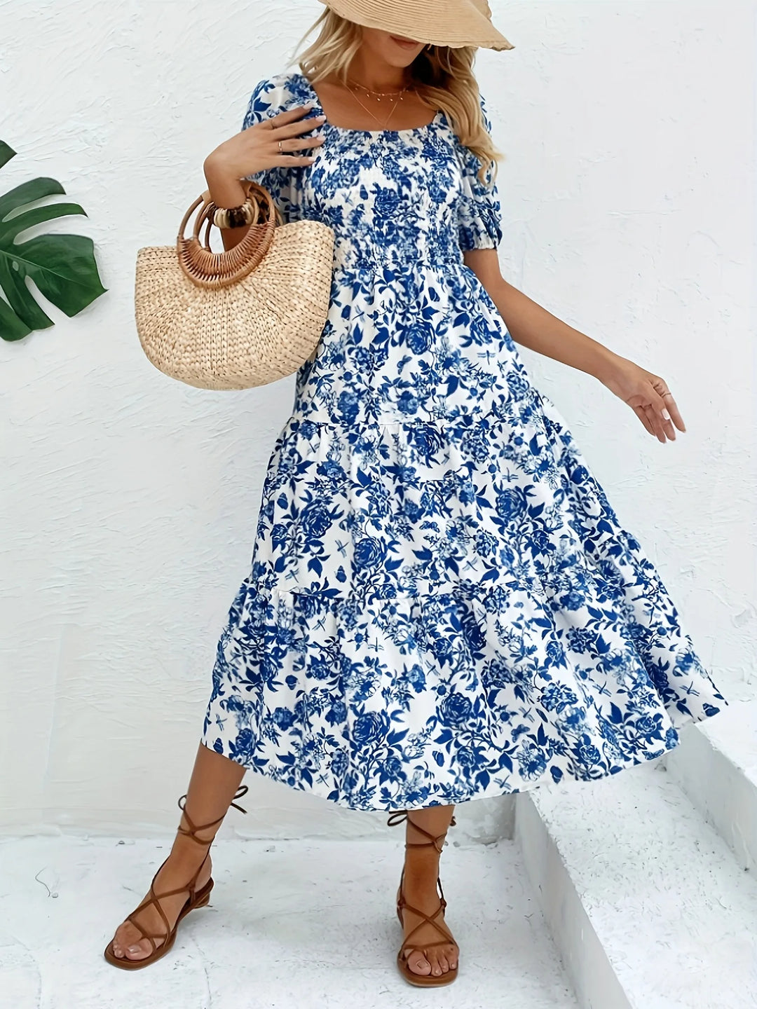Sinéad | Smocked Floral Maxi Dress