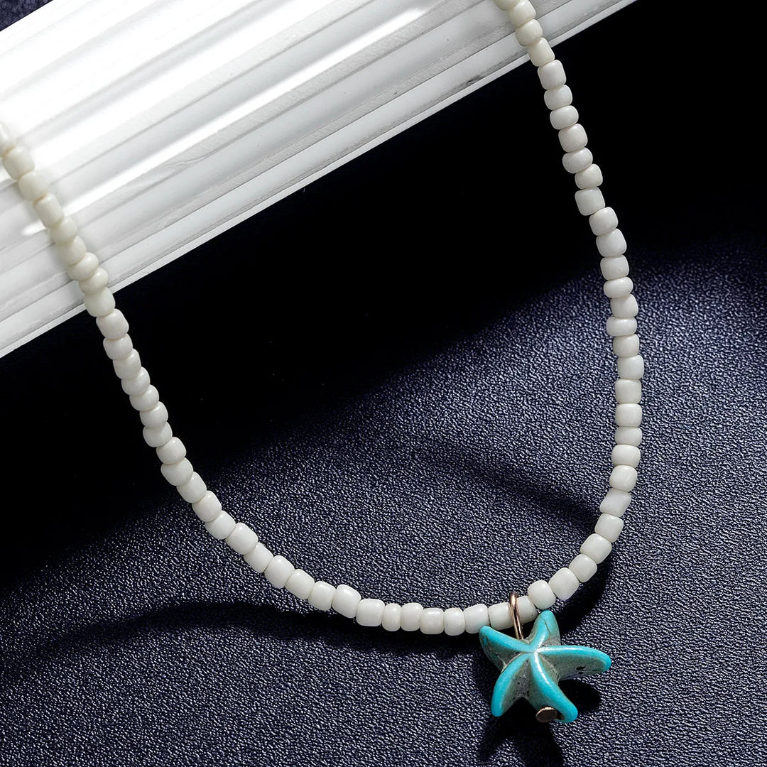 Muirgen — Turquoise Starfish Necklace
