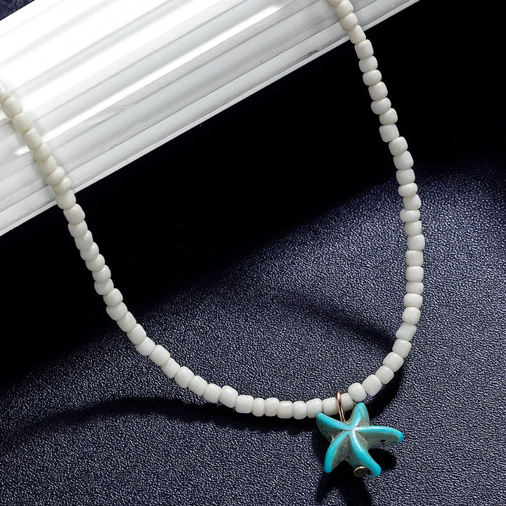 Muirgen — Turquoise Starfish Necklace