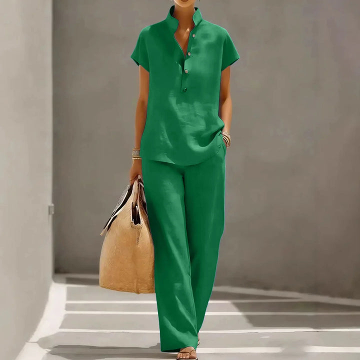Belle | Breathable Linen Matching Set