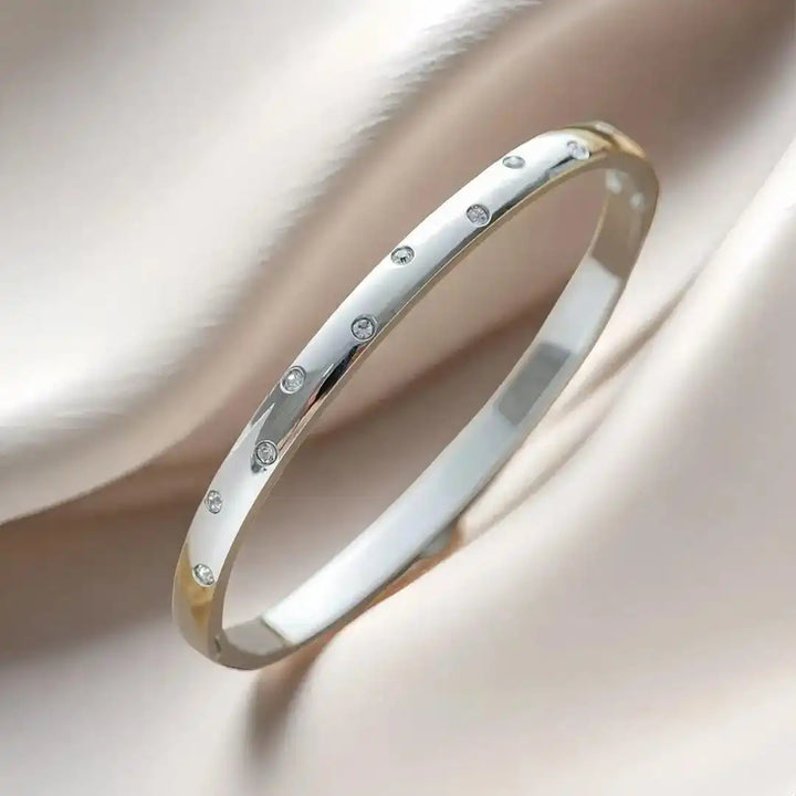 Clodagh — Timeless Gold Zirconia Bracelet