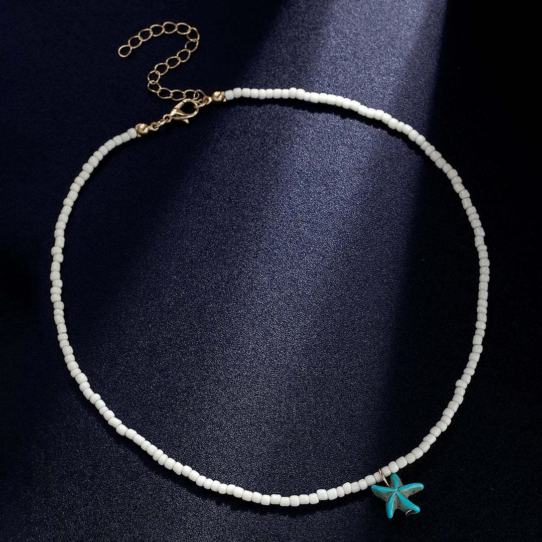 Muirgen — Turquoise Starfish Necklace