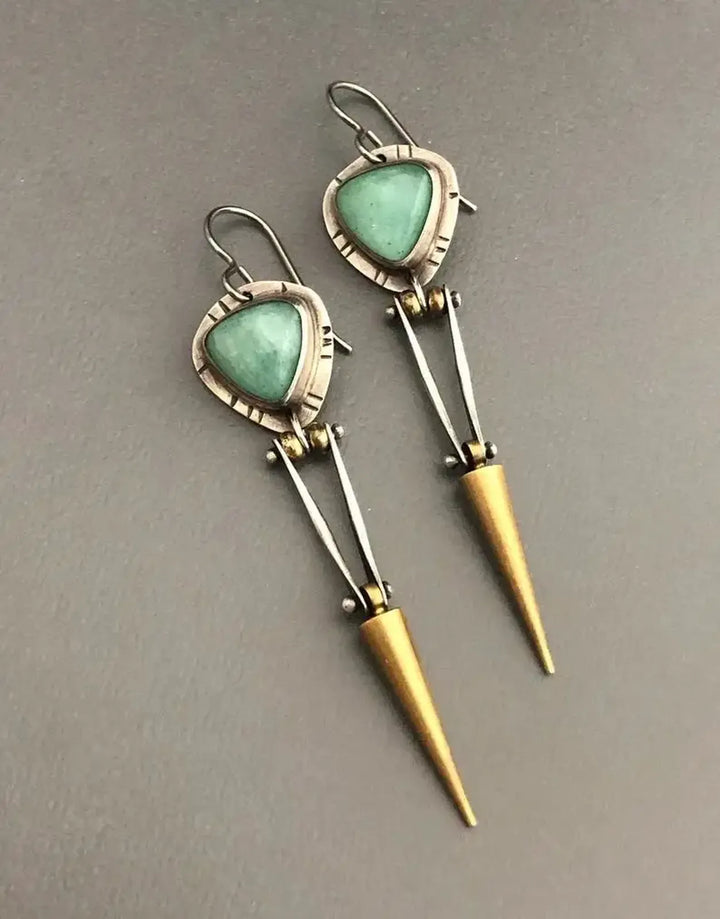 Saoirse — Vintage Natural Stone Earrings