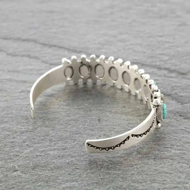 Erin — Tibetan Silver Stone Bracelet